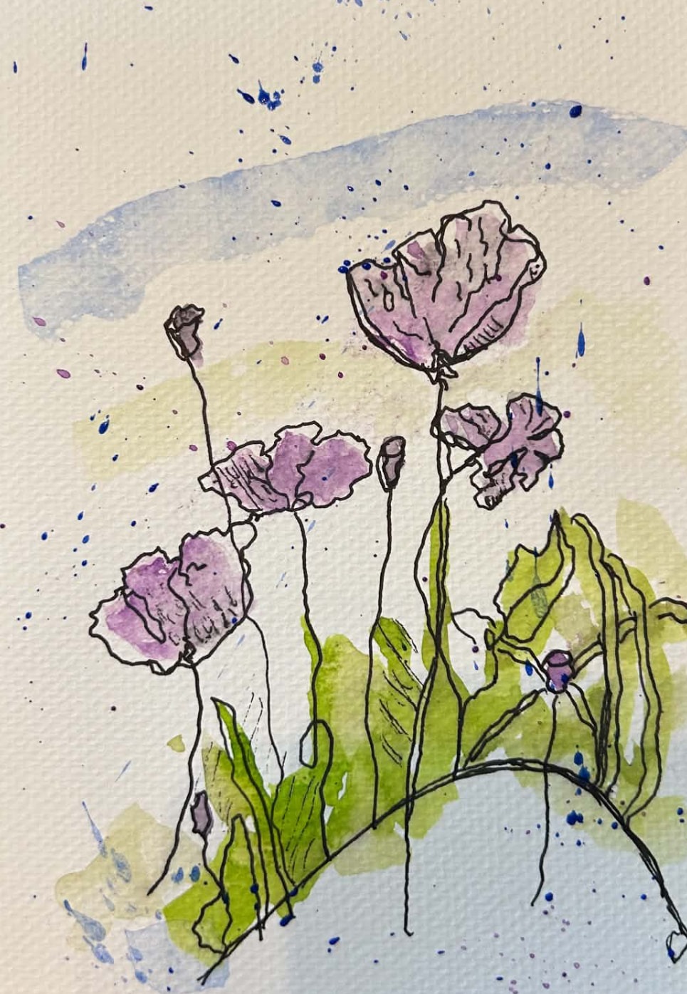Poppies in Autumn